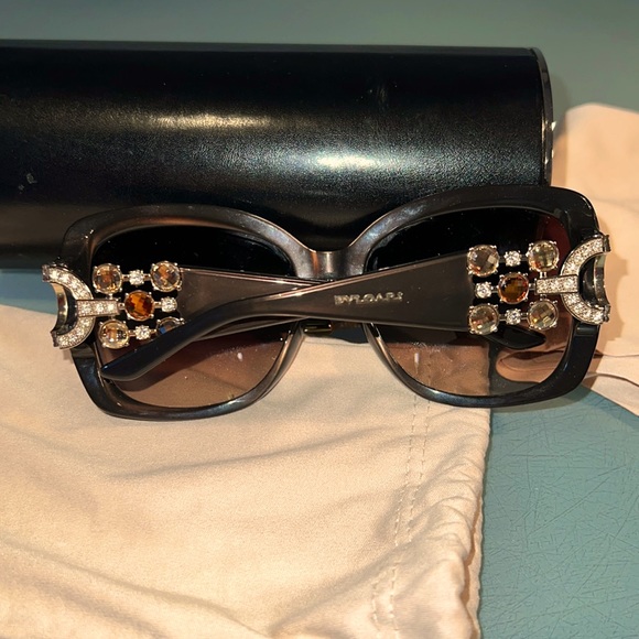 BULGARI JEWELLED women’s sunglasses. - Picture 1 of 6